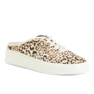 NEW Dolce Vita × CLEAR Vanie platform sneakers 8.5 Leopard Print slip on shoe